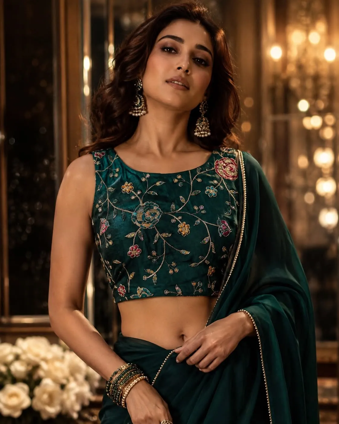 Wholesale Bollywood Crush Silk Embroidered Padded Blouse | Designer Party Wear Saree Blouse Online