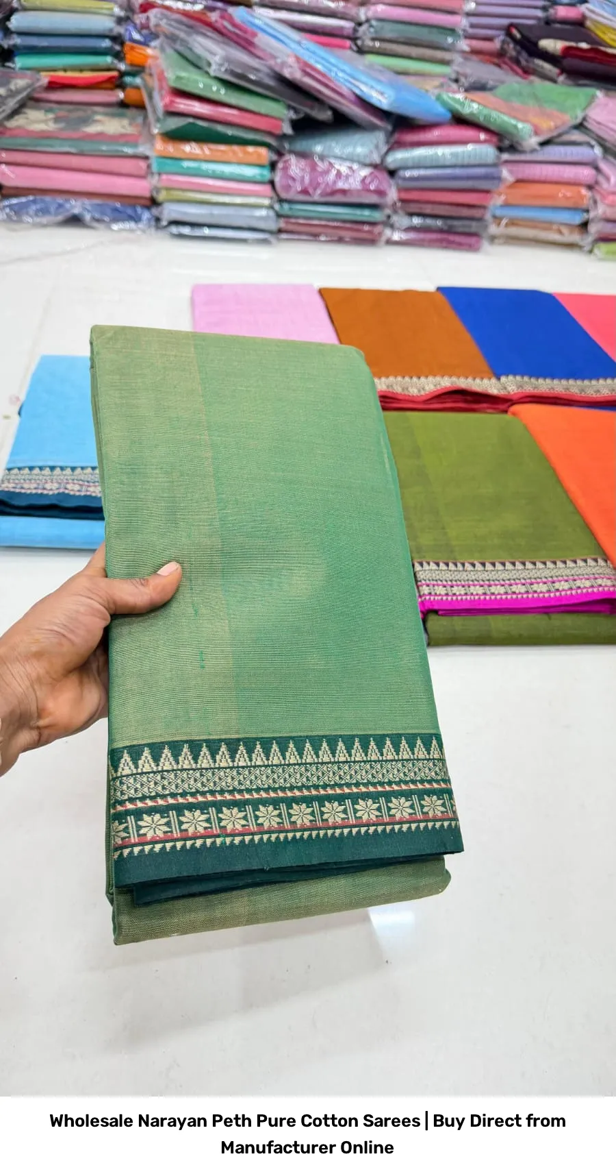 Wholesale Narayan Peth Pure Cotton Sarees | Buy Direct from Manufacturer Online 10