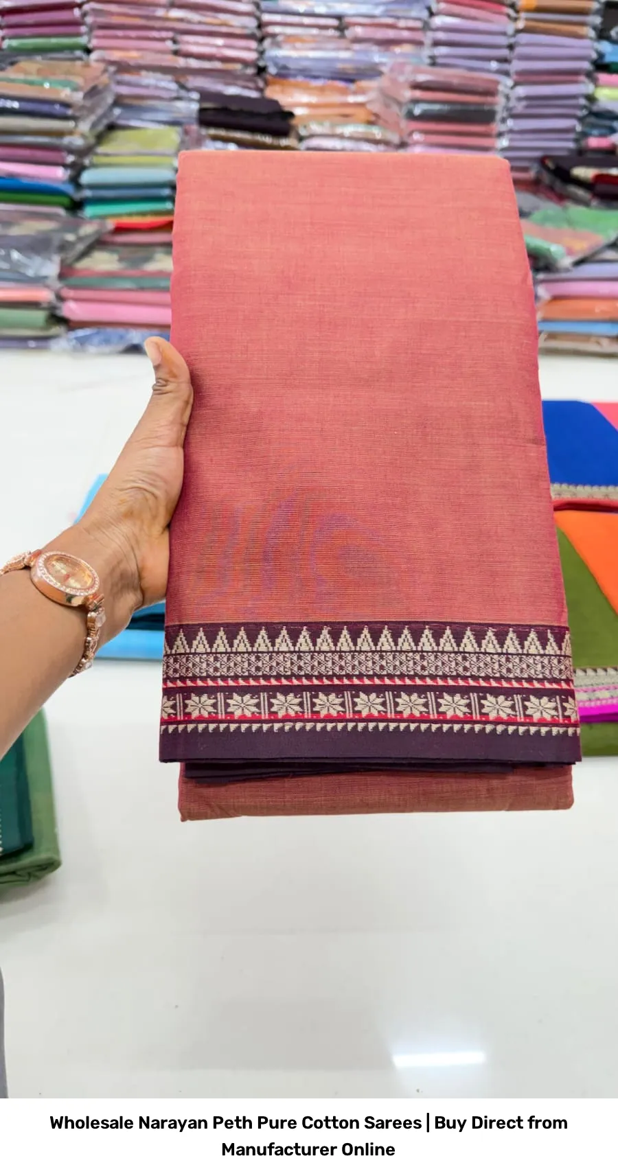 Wholesale Narayan Peth Pure Cotton Sarees | Buy Direct from Manufacturer Online 11