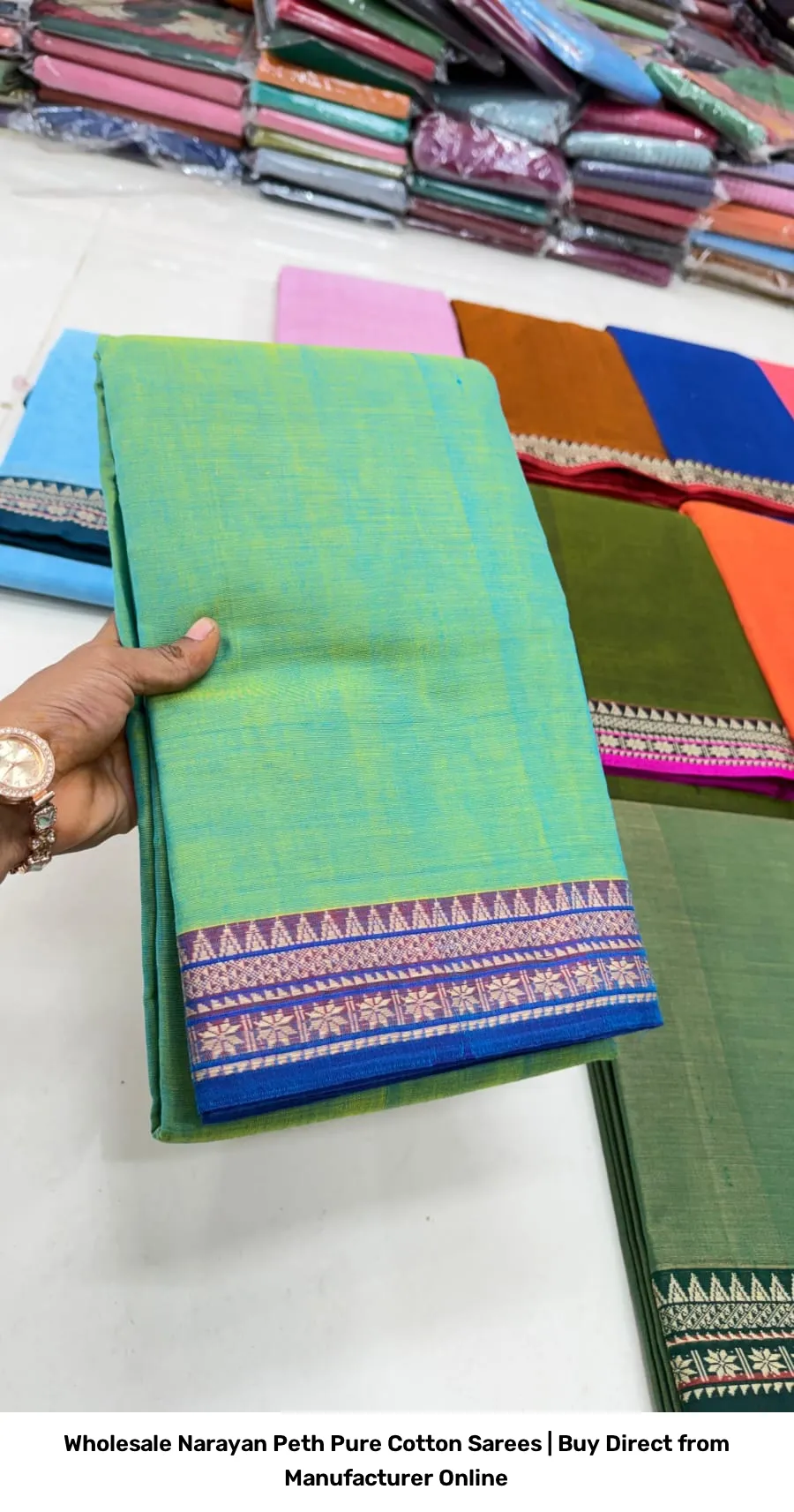 Wholesale Narayan Peth Pure Cotton Sarees | Buy Direct from Manufacturer Online 12