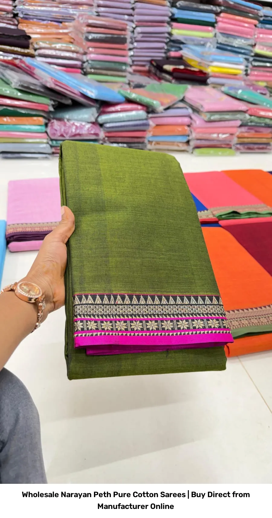 Wholesale Narayan Peth Pure Cotton Sarees | Buy Direct from Manufacturer Online 14