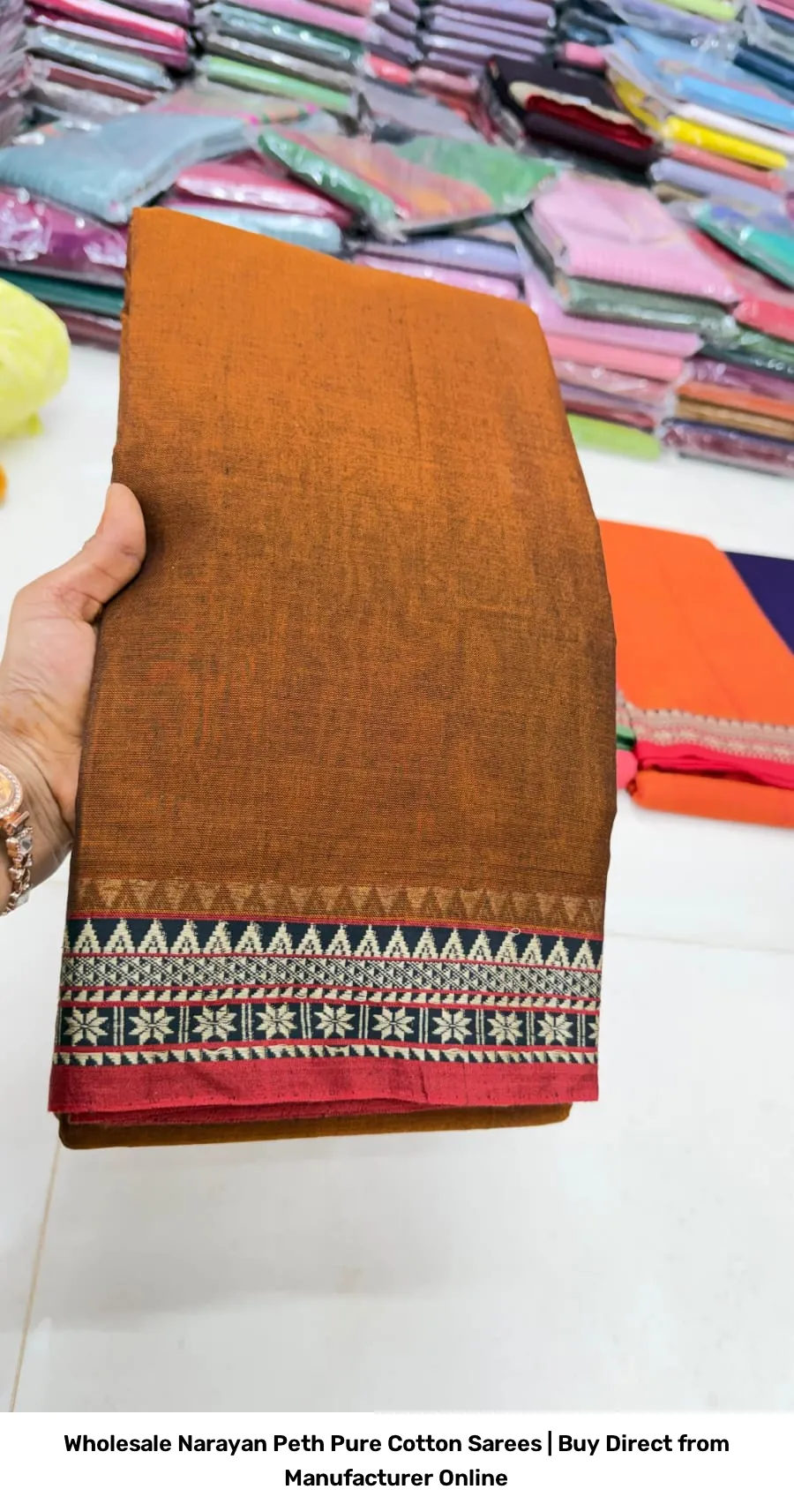 Wholesale Narayan Peth Pure Cotton Sarees | Buy Direct from Manufacturer Online 2