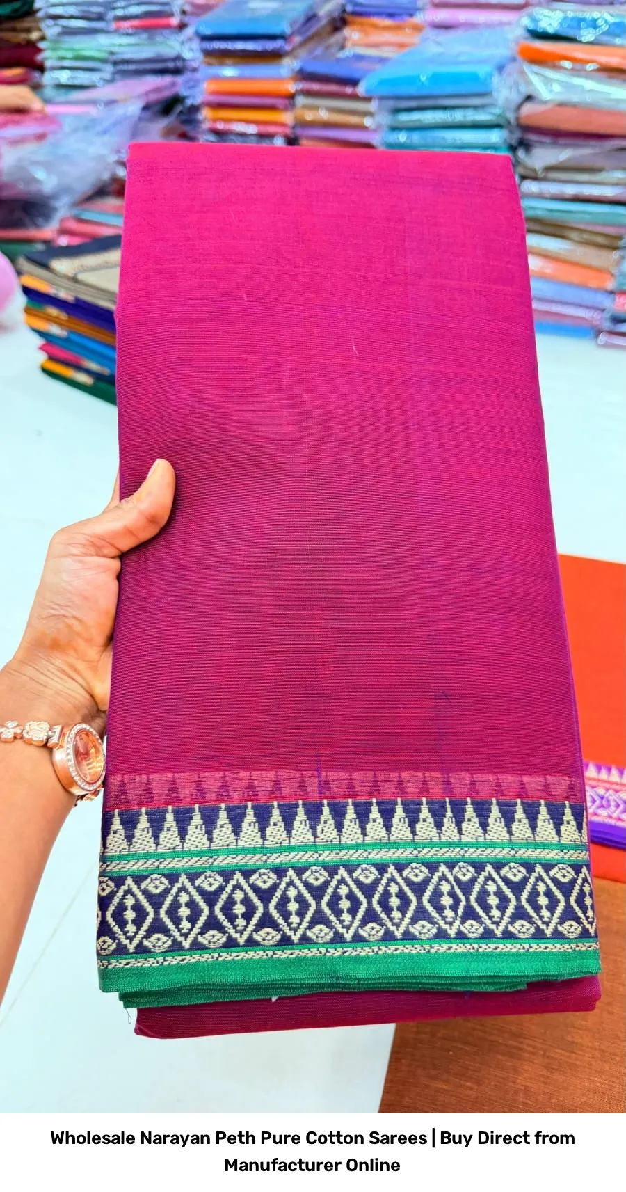 Wholesale Narayan Peth Pure Cotton Sarees | Buy Direct from Manufacturer Online 6