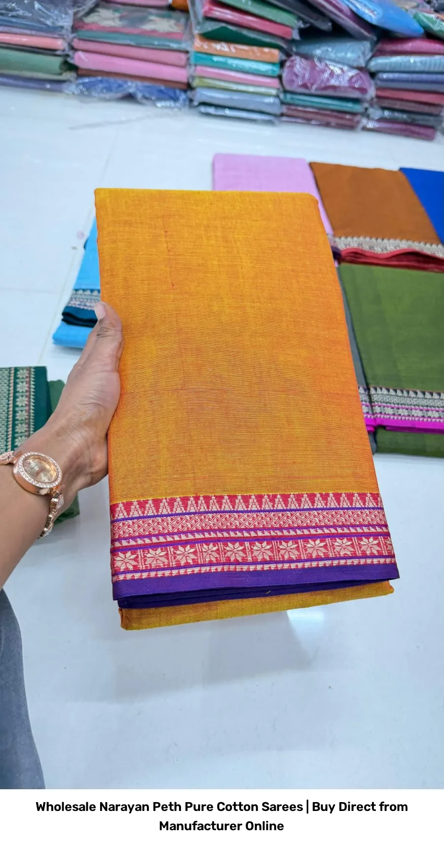Wholesale Narayan Peth Pure Cotton Sarees | Buy Direct from Manufacturer Online 8