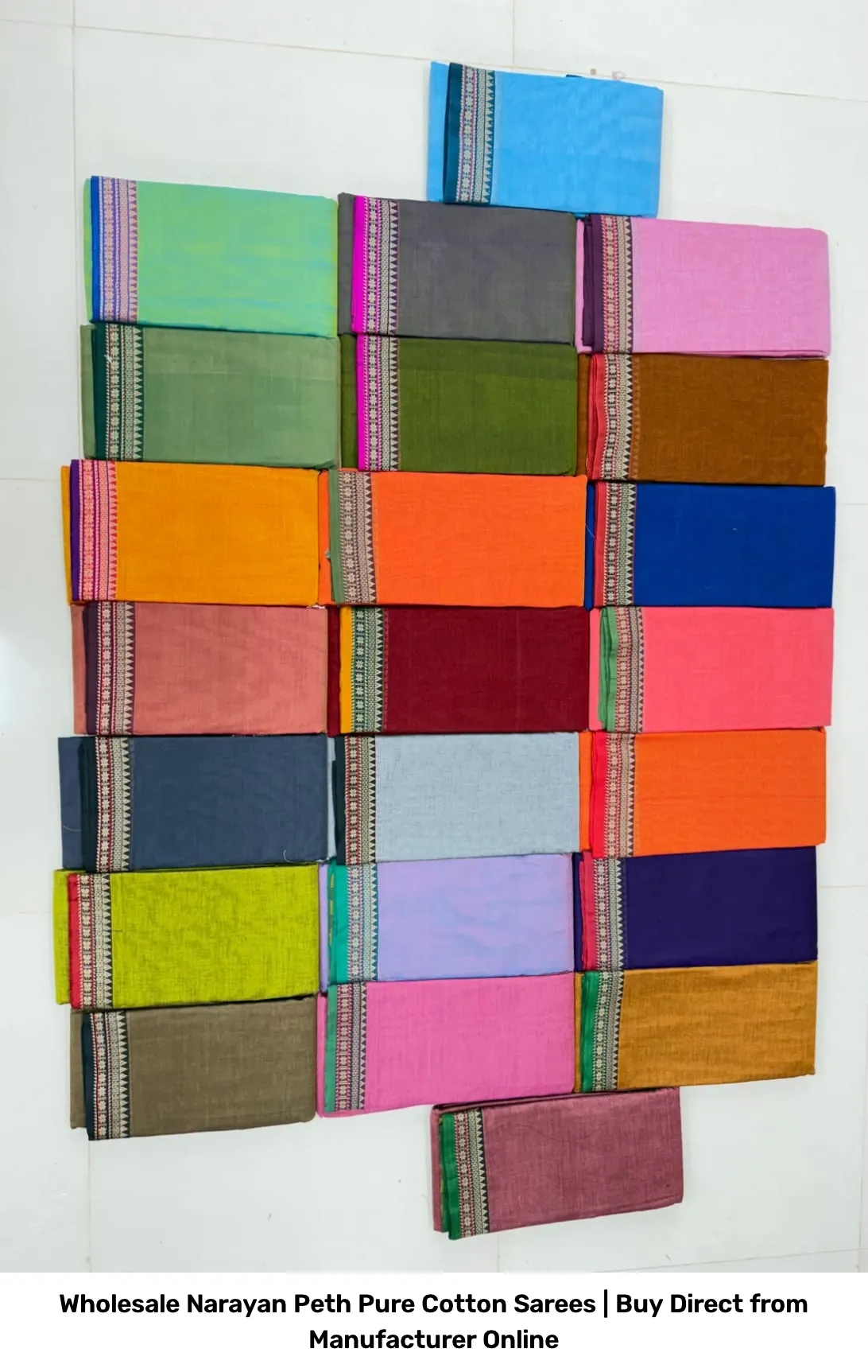 Wholesale Narayan Peth Pure Cotton Sarees | Buy Direct from Manufacturer Online 9