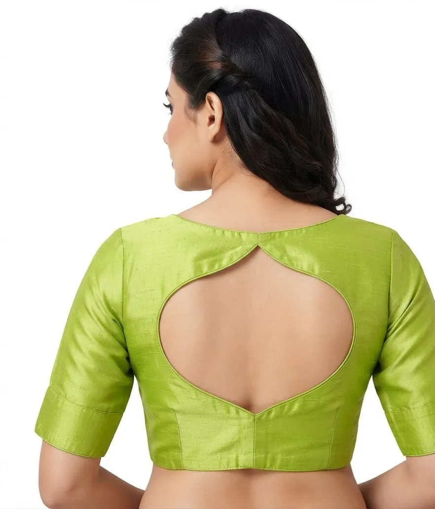 Wholesale Plain Raw Silk Blouse Manufacturer | Trendy Designer Saree Blouses Bulk