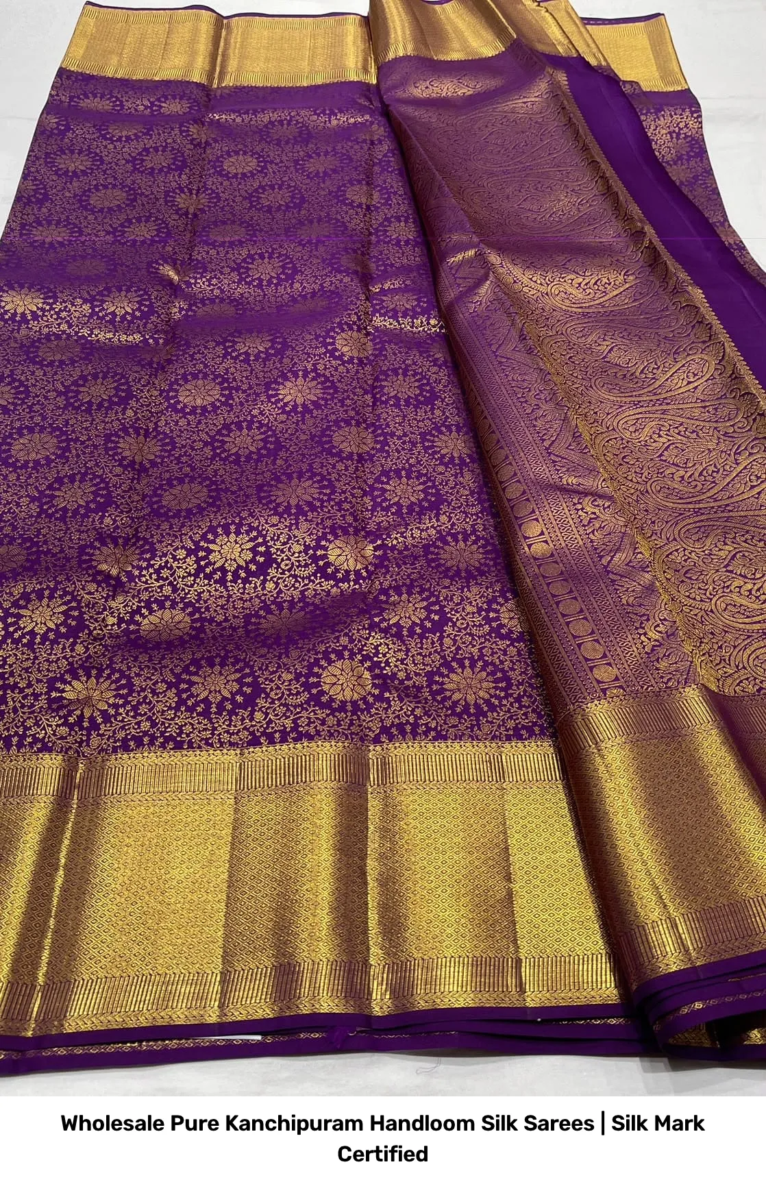 Wholesale Pure Kanchipuram Handloom Silk Sarees | Silk Mark Certified 2