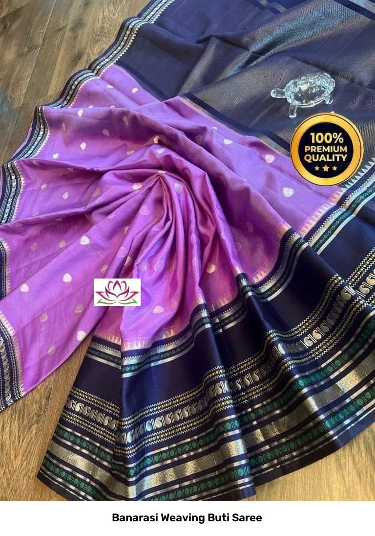 Banarasi Weaving Buti Saree 2