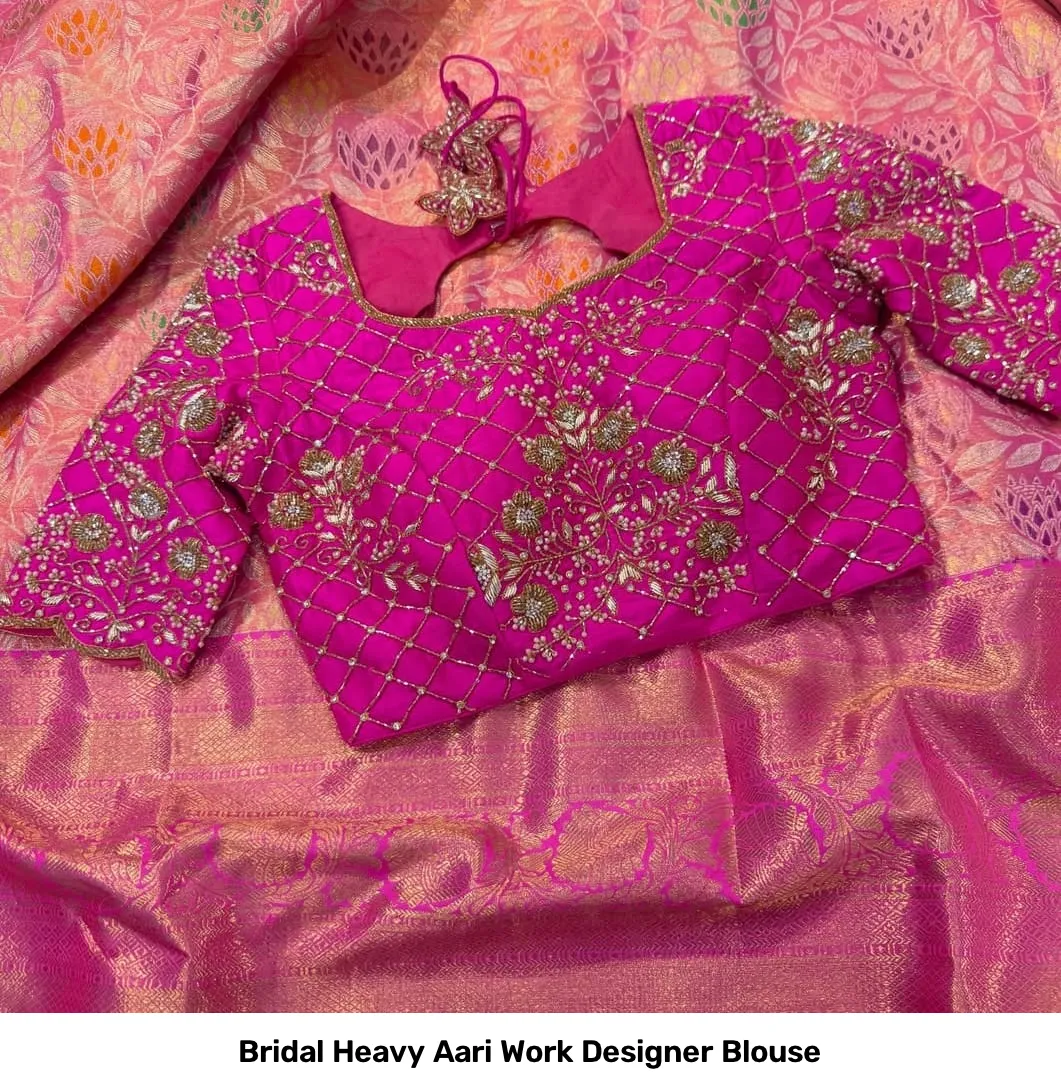 Bridal Heavy Aari Work Designer Blouse 2