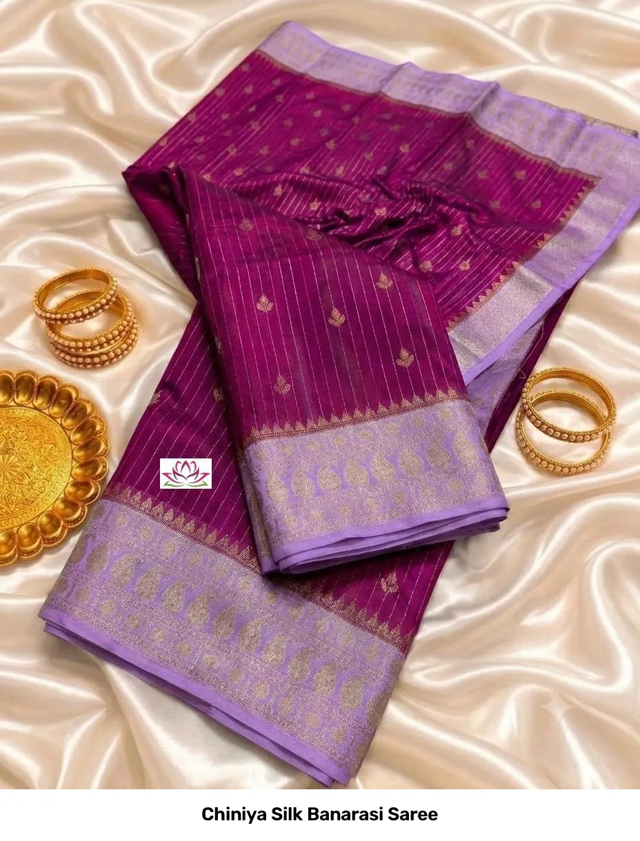 Chiniya Silk Banarasi Saree 12