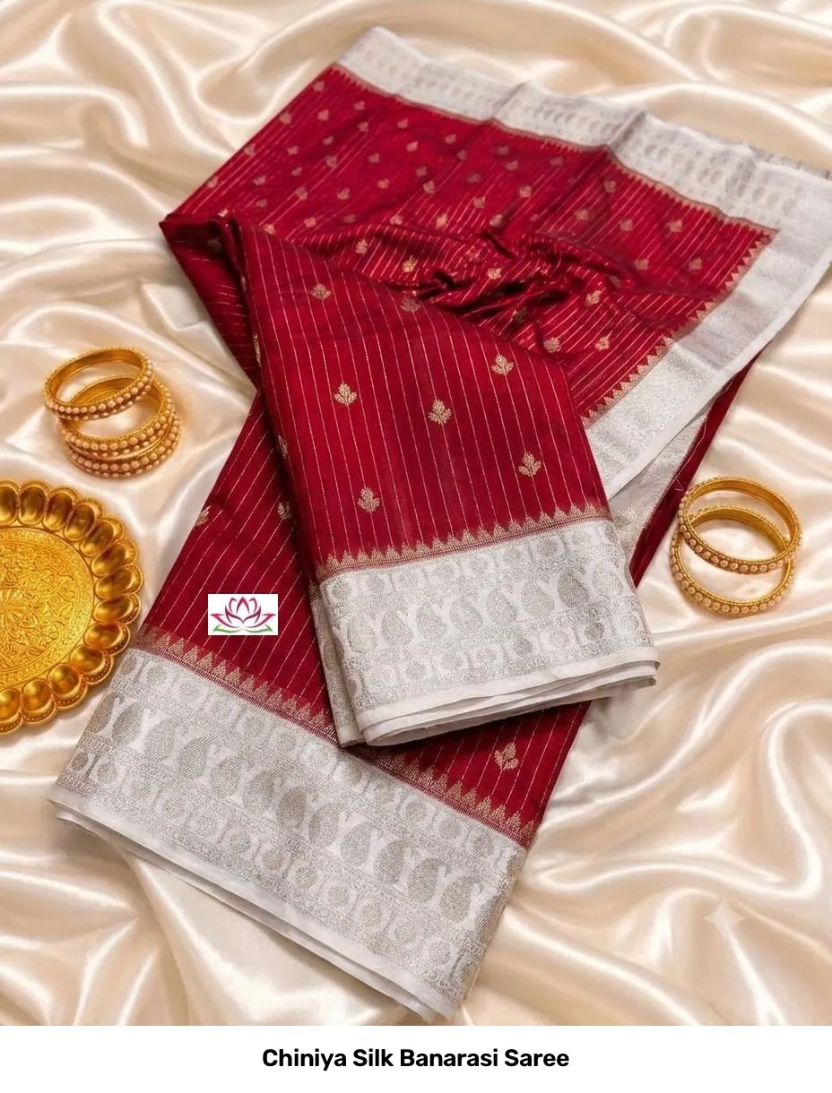 Chiniya Silk Banarasi Saree 3