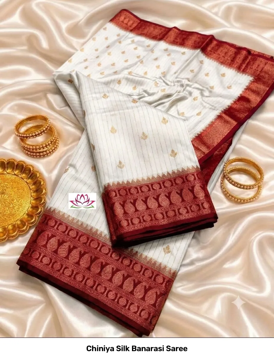 Chiniya Silk Banarasi Saree 4