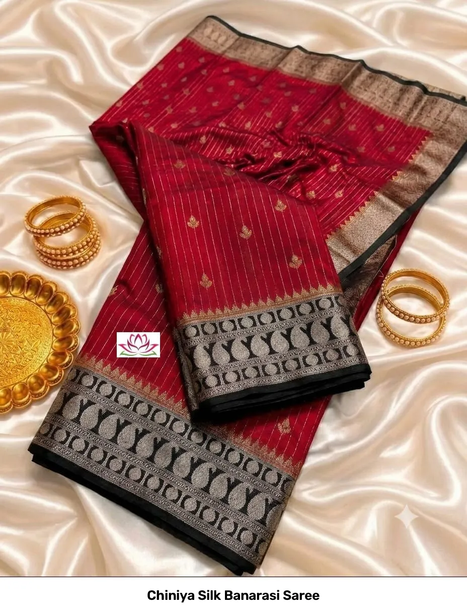 Chiniya Silk Banarasi Saree 5