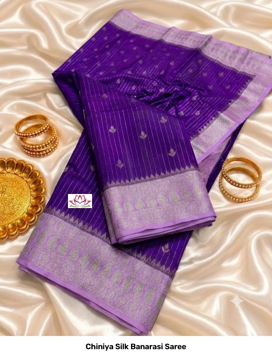 Chiniya Silk Banarasi Saree 6