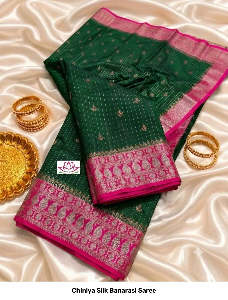 Chiniya Silk Banarasi Saree 7