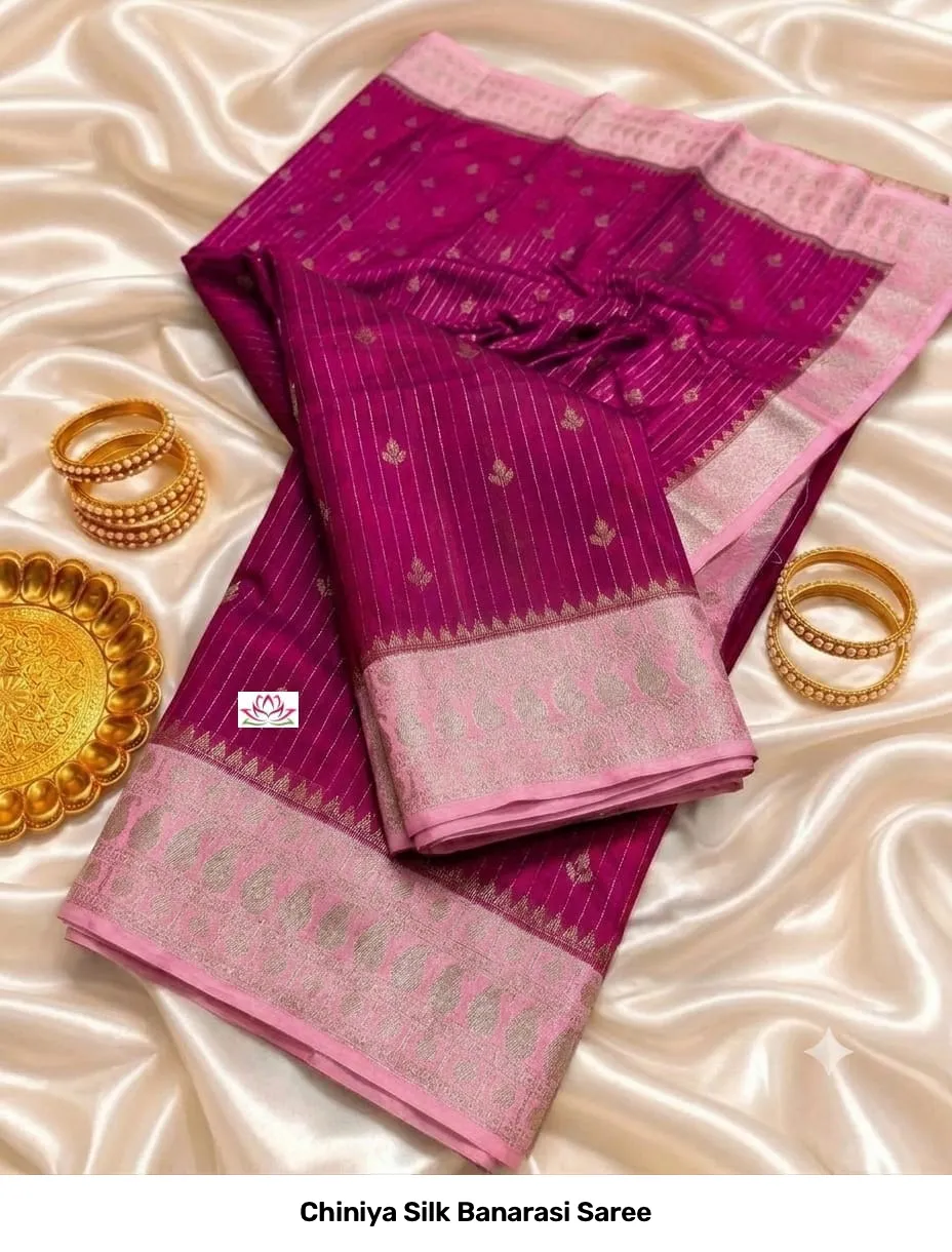 Chiniya Silk Banarasi Saree 8