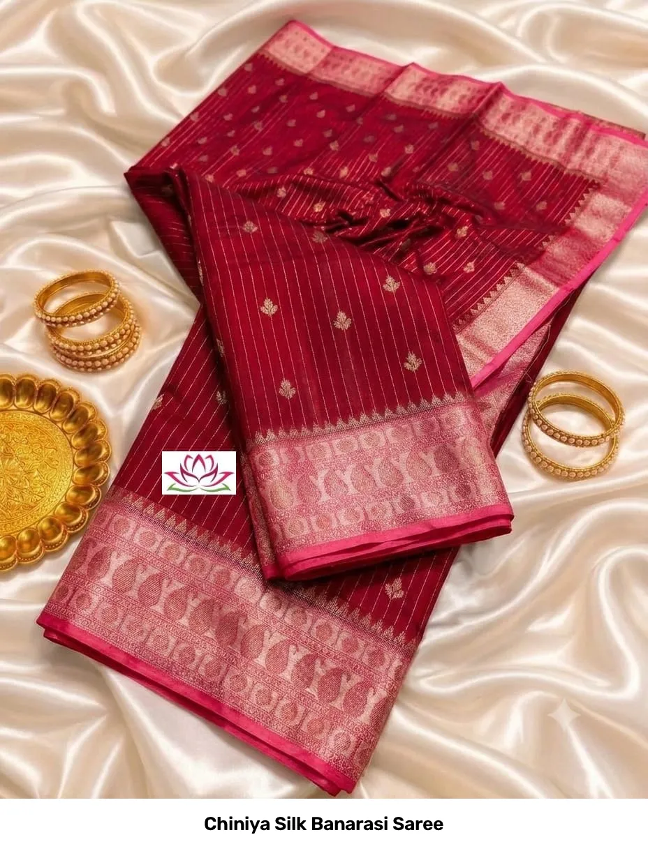 Chiniya Silk Banarasi Saree 9