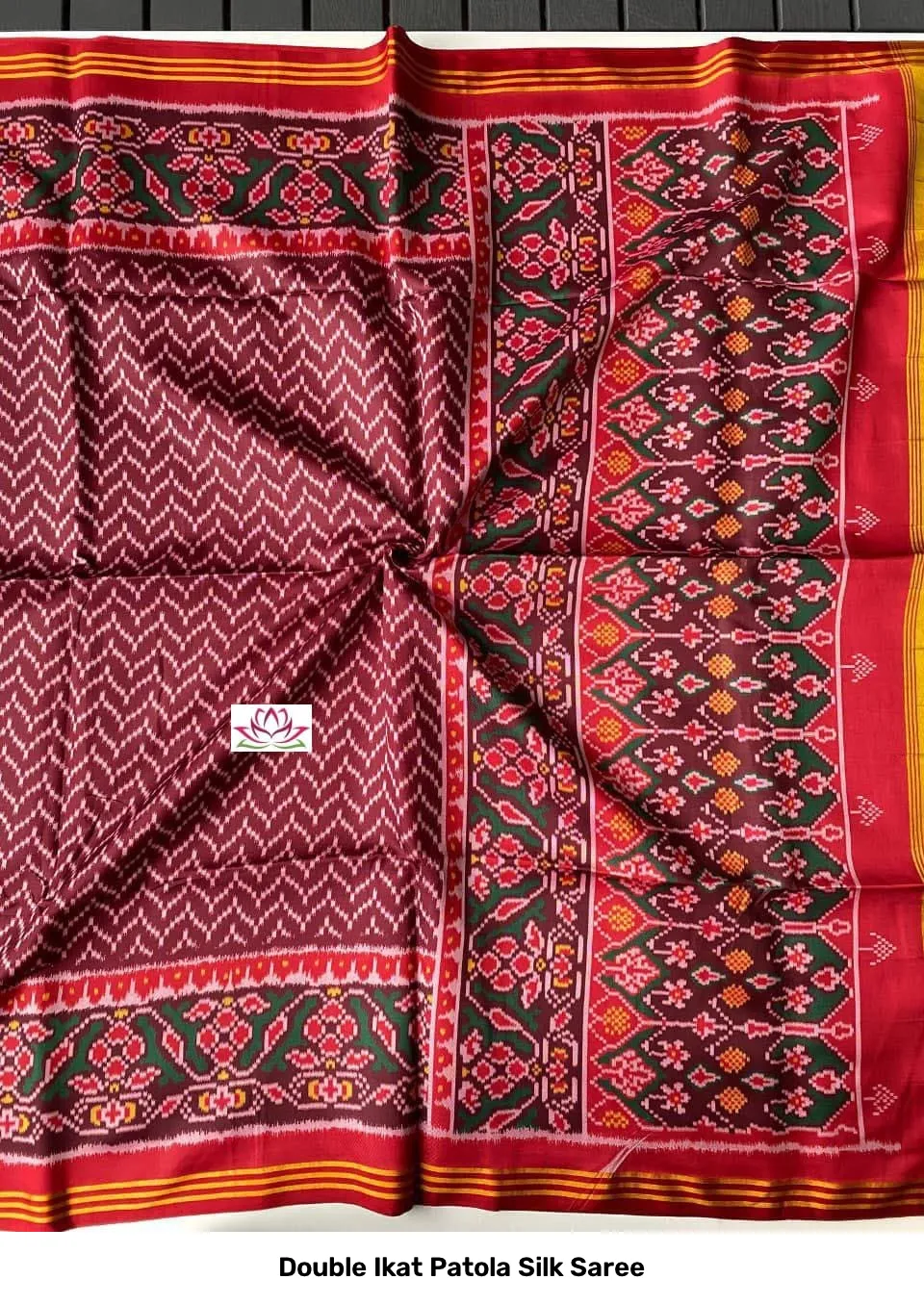 Double Ikat Patola Silk Saree 2