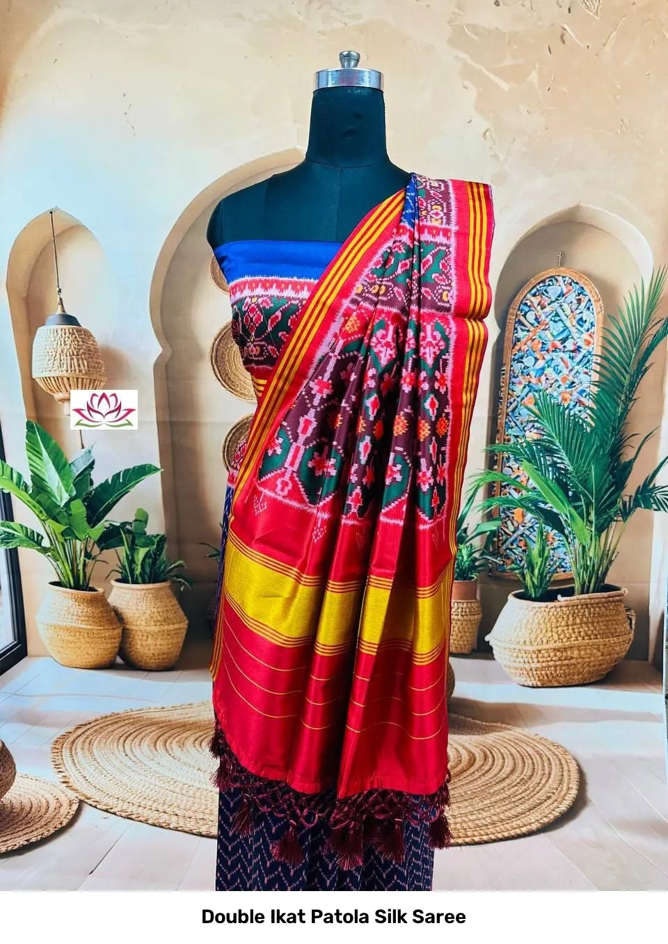 Double Ikat Patola Silk Saree 3