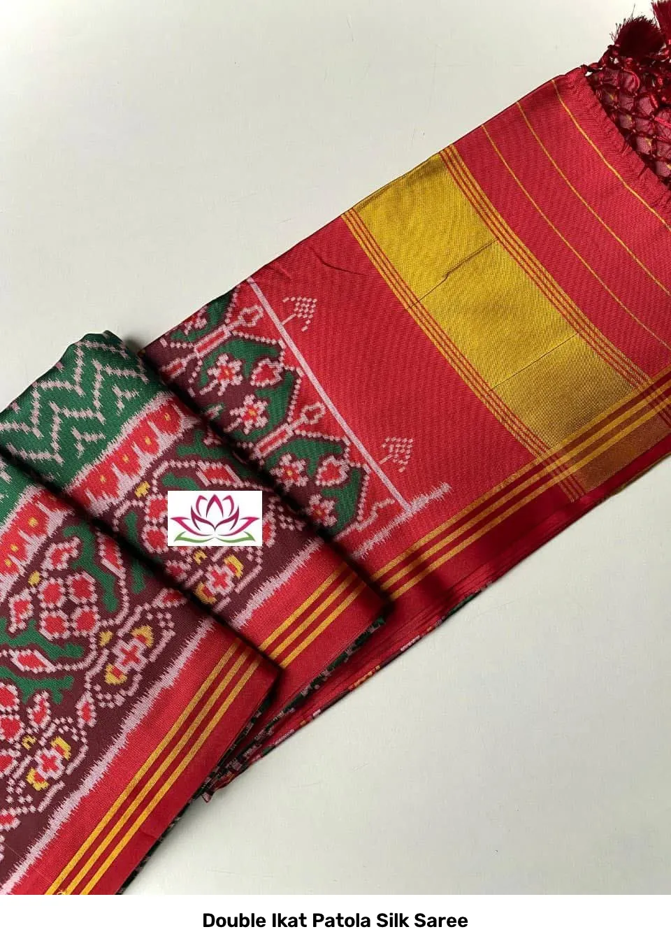 Double Ikat Patola Silk Saree 7
