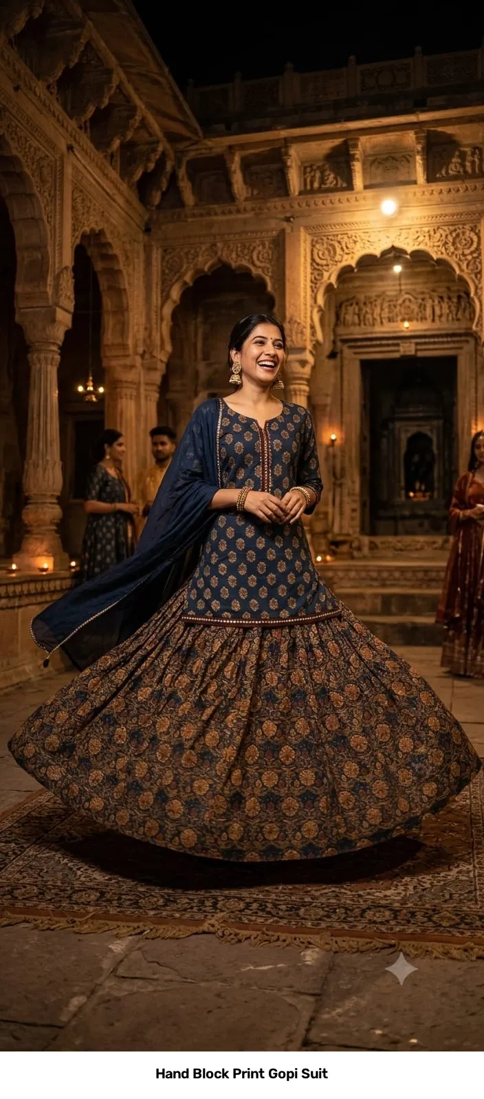 Hand Block Print Gopi Suit 11