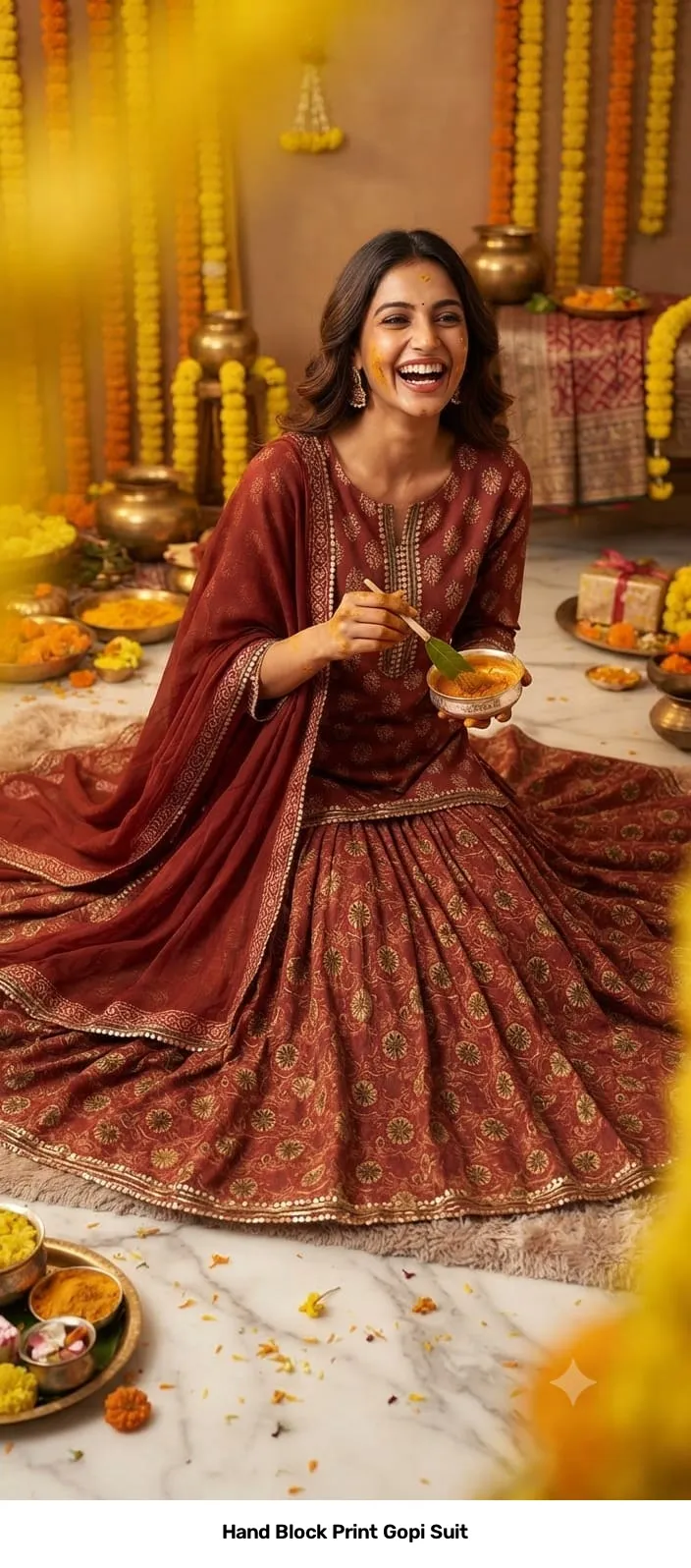 Hand Block Print Gopi Suit 15