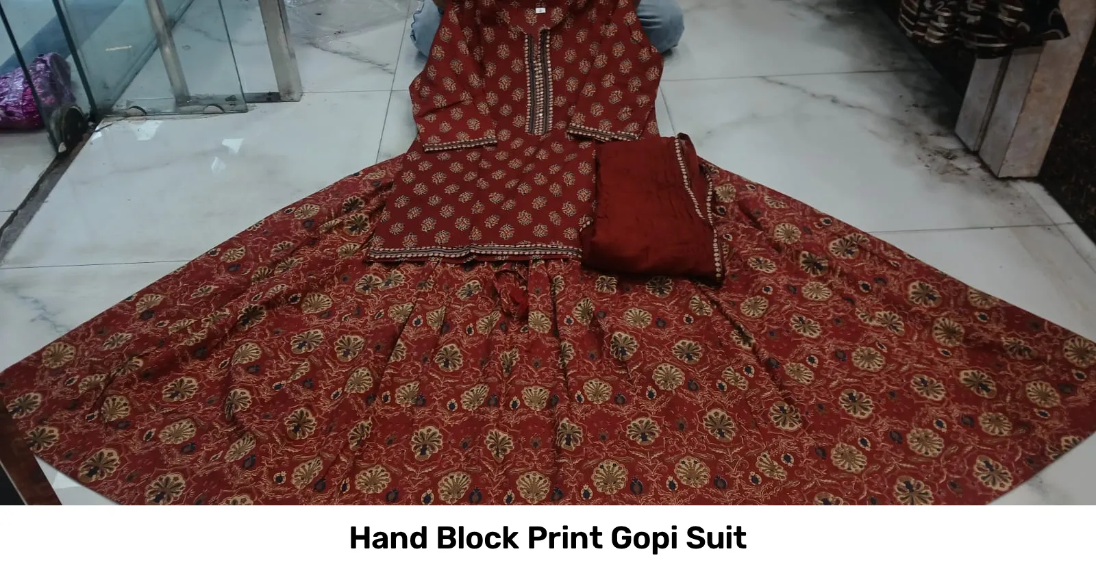 Hand Block Print Gopi Suit 17