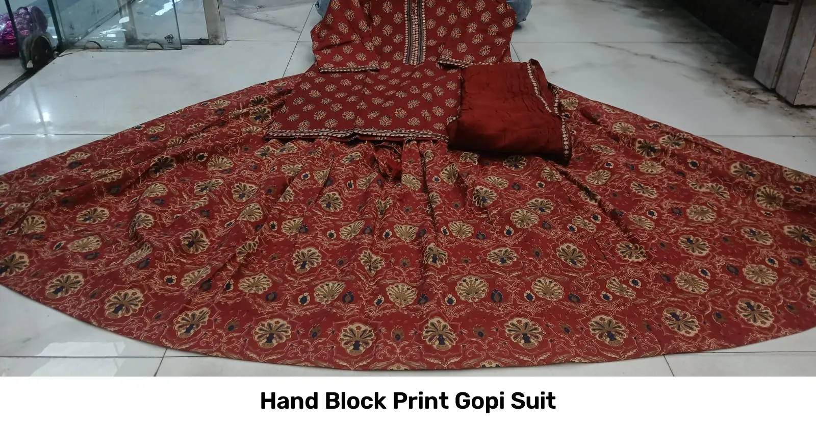 Hand Block Print Gopi Suit 18