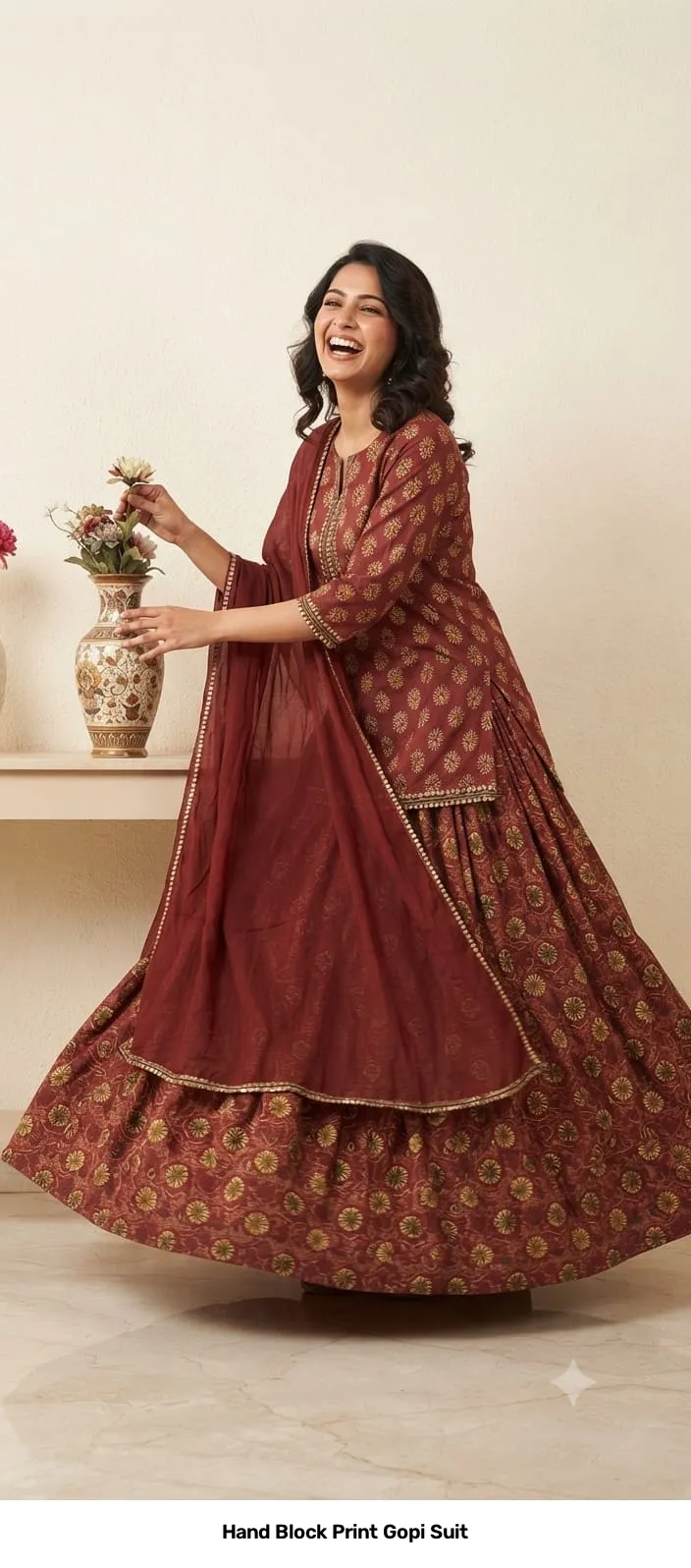 Hand Block Print Gopi Suit 20