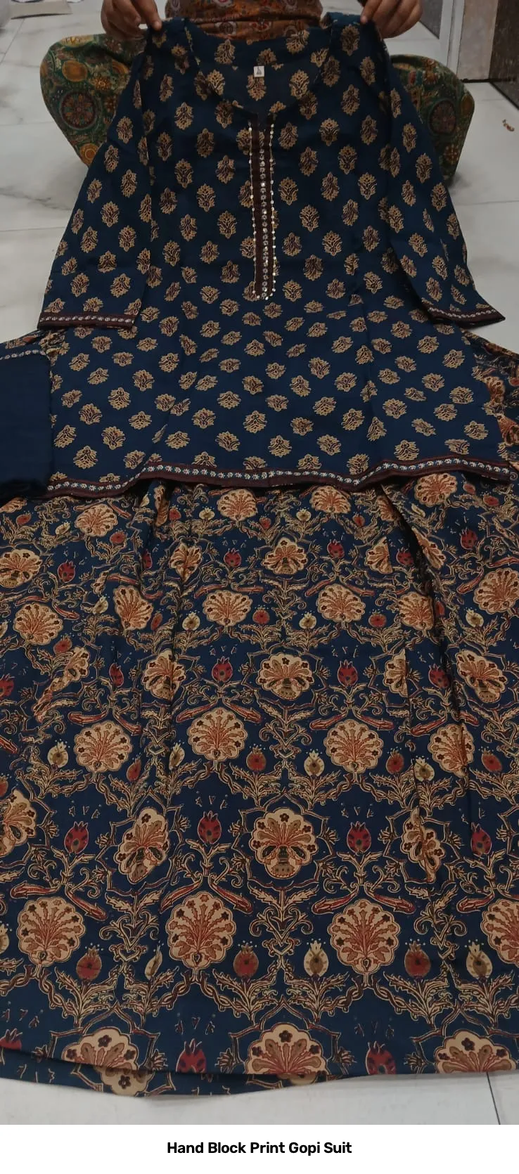Hand Block Print Gopi Suit 21