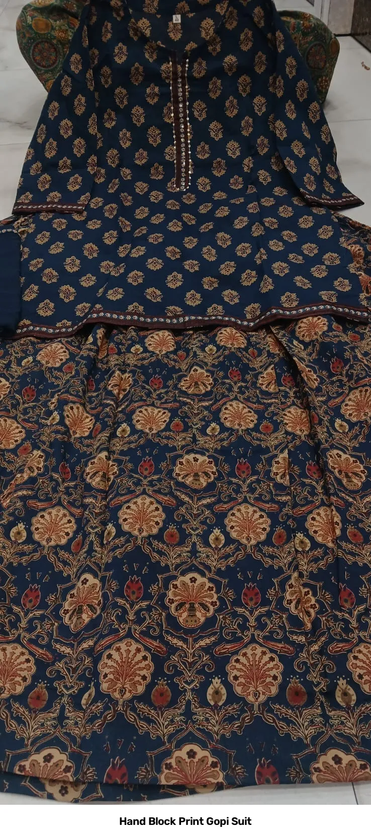 Hand Block Print Gopi Suit 22