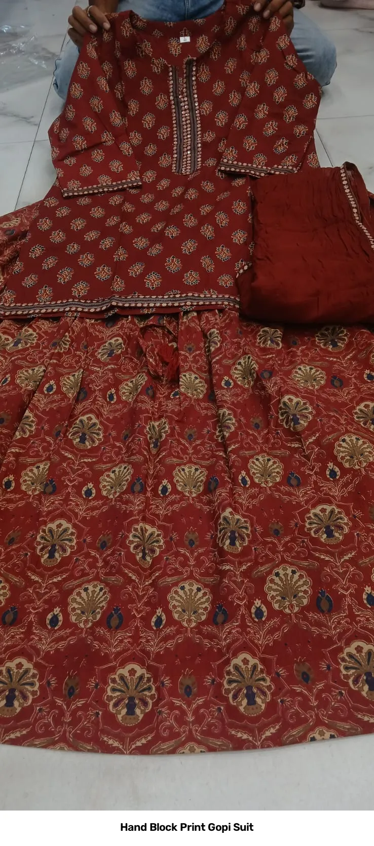 Hand Block Print Gopi Suit 5