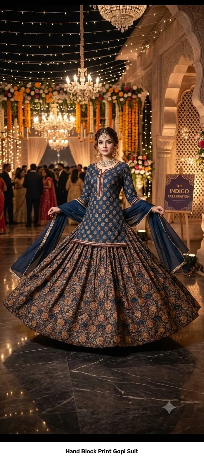 Hand Block Print Gopi Suit 7