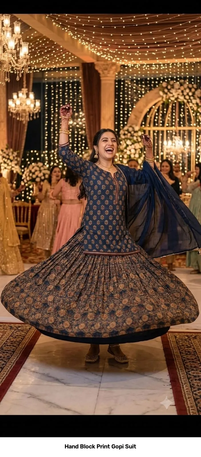 Hand Block Print Gopi Suit 8