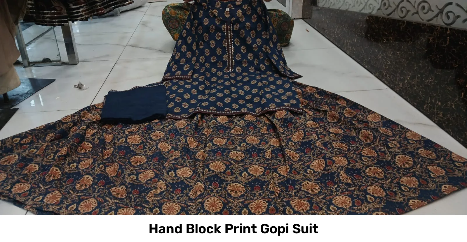 Hand Block Print Gopi Suit 9