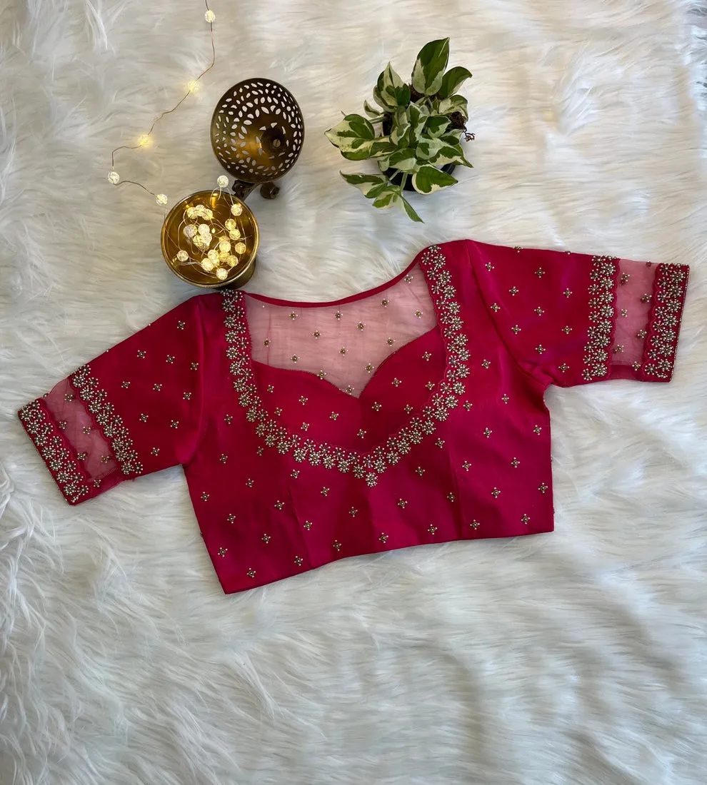 Handwork Net Designer Blouse