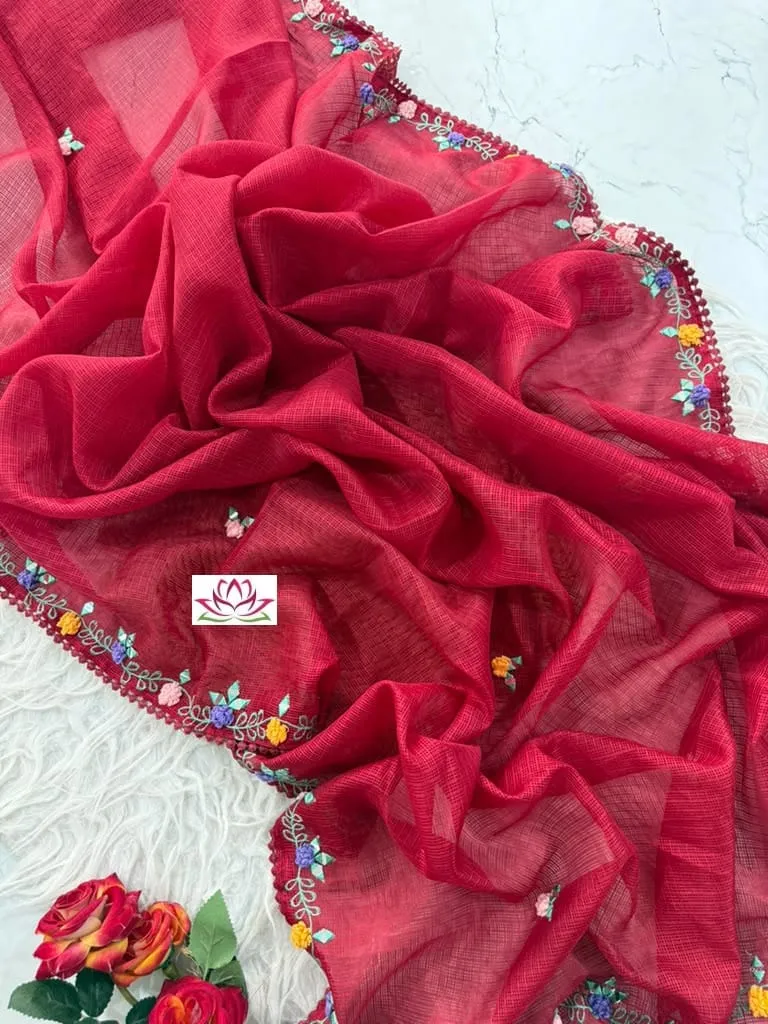 Kota Mirror Work Saree