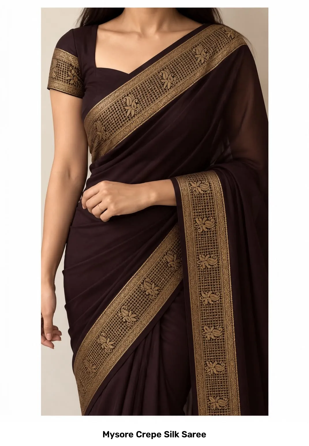 Mysore Crepe Silk Saree 3