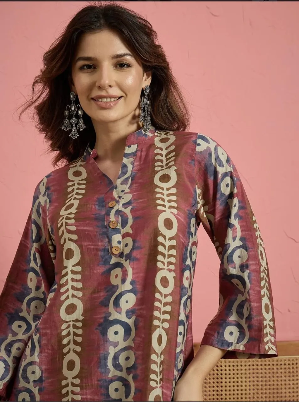 Pure Cotton Bandhani Kurta & Farshi Salwar Set