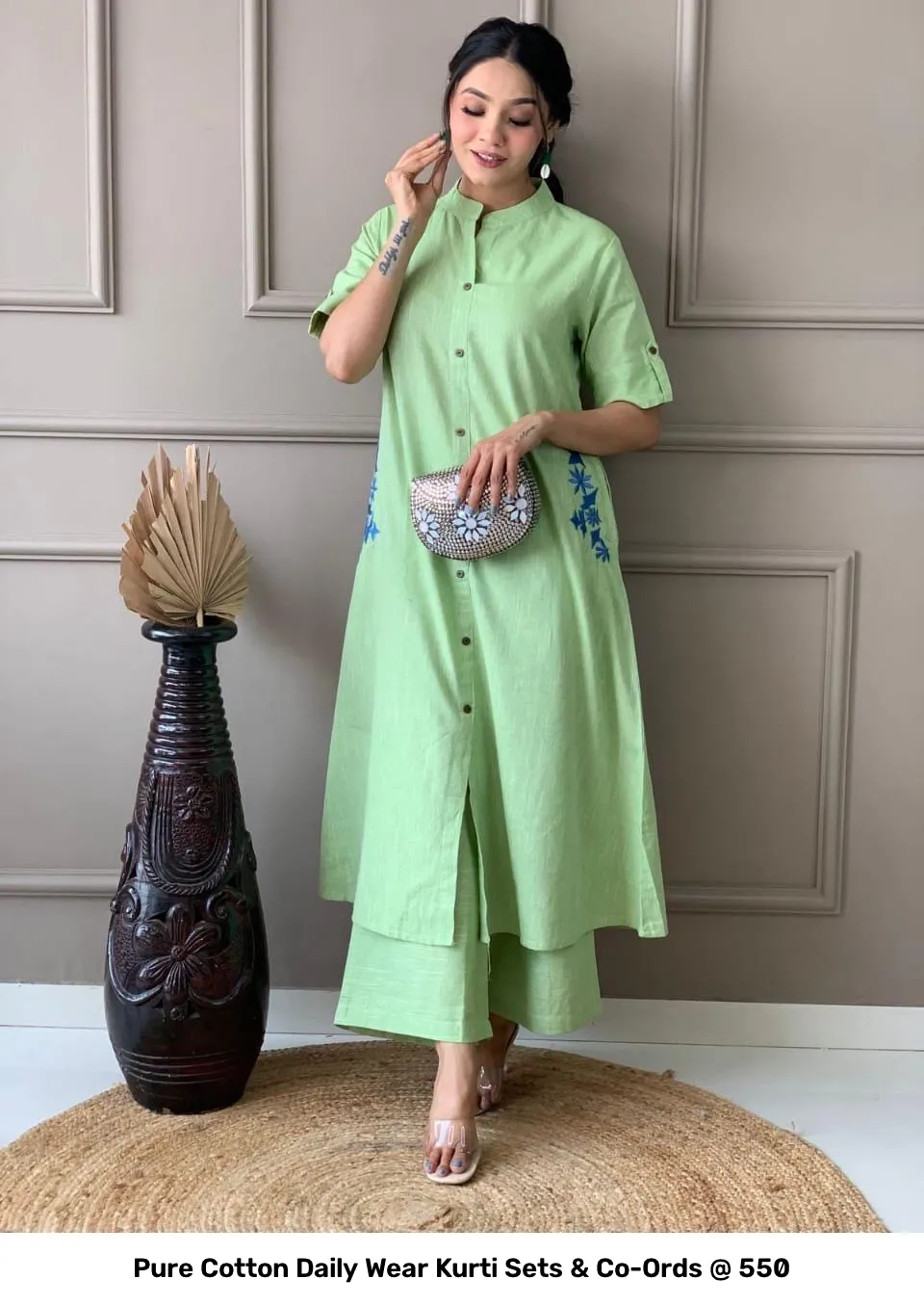 Pure Cotton Daily Wear Kurti Sets & Co-Ords @ ₹550 10