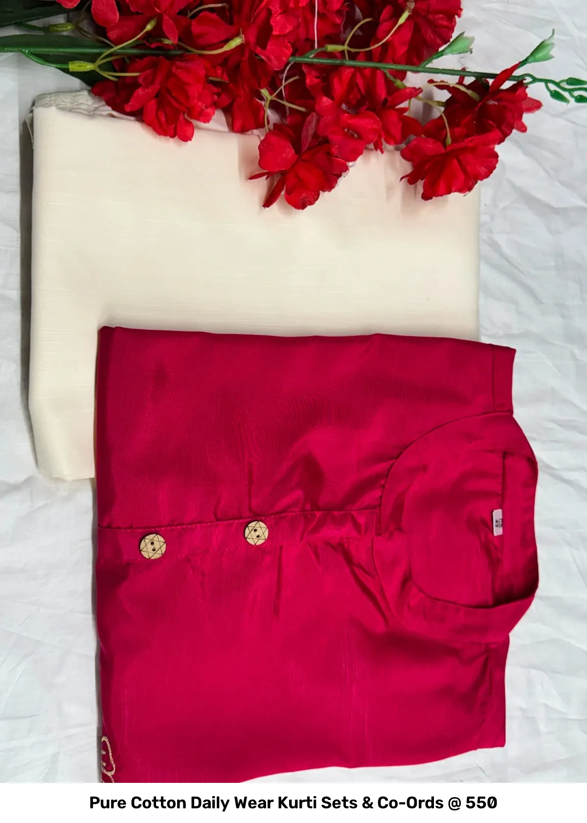 Pure Cotton Daily Wear Kurti Sets & Co-Ords @ ₹550 17
