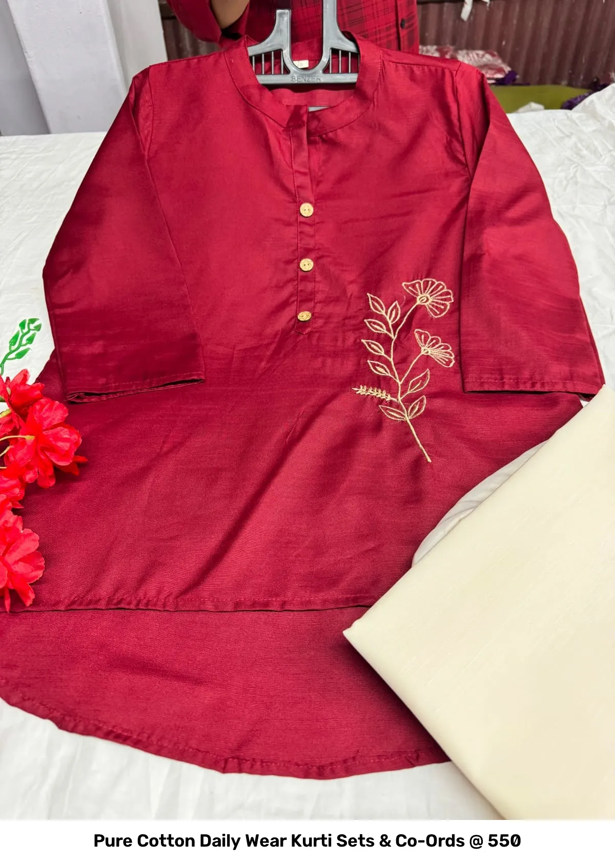 Pure Cotton Daily Wear Kurti Sets & Co-Ords @ ₹550 19