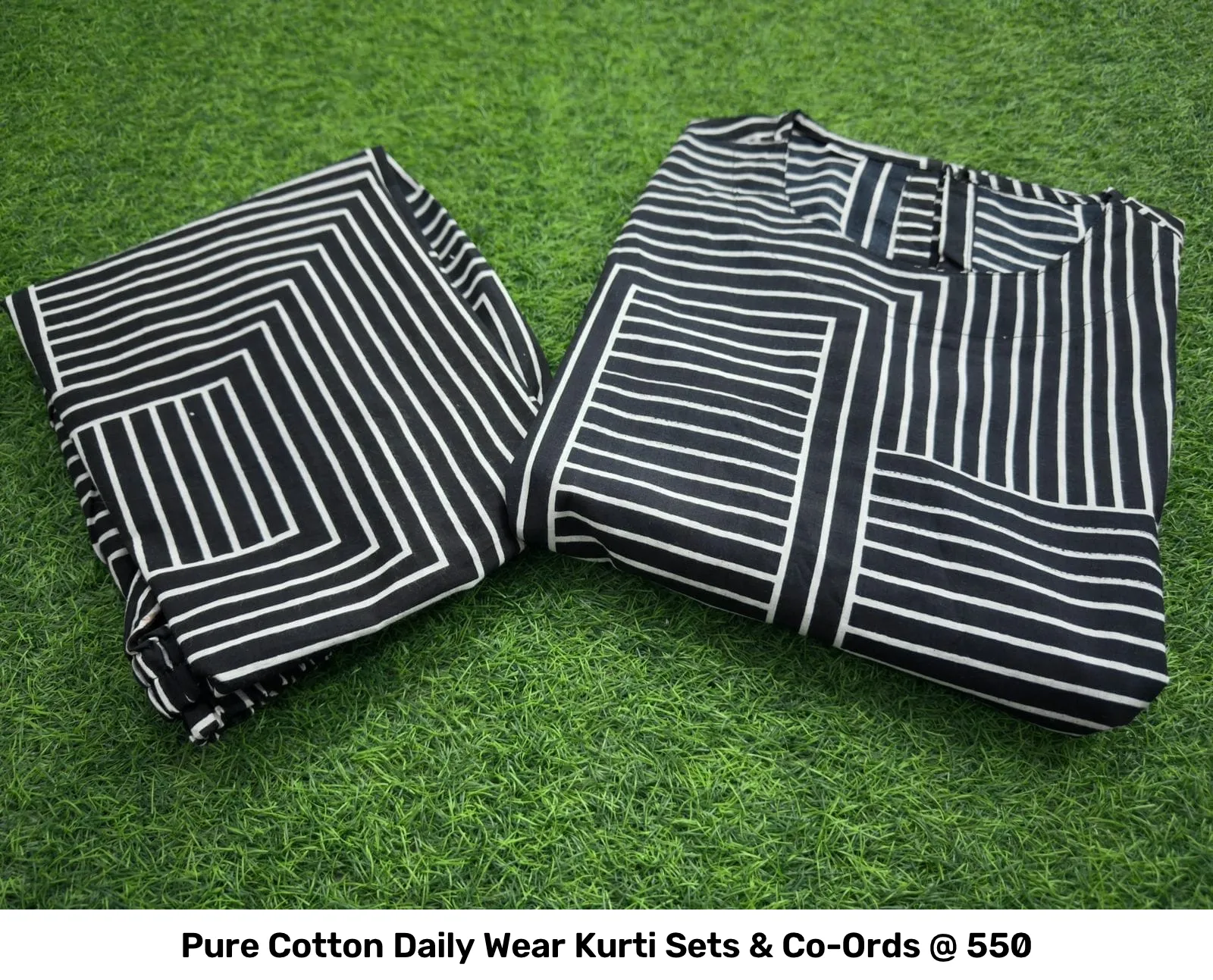 Pure Cotton Daily Wear Kurti Sets & Co-Ords @ ₹550 2