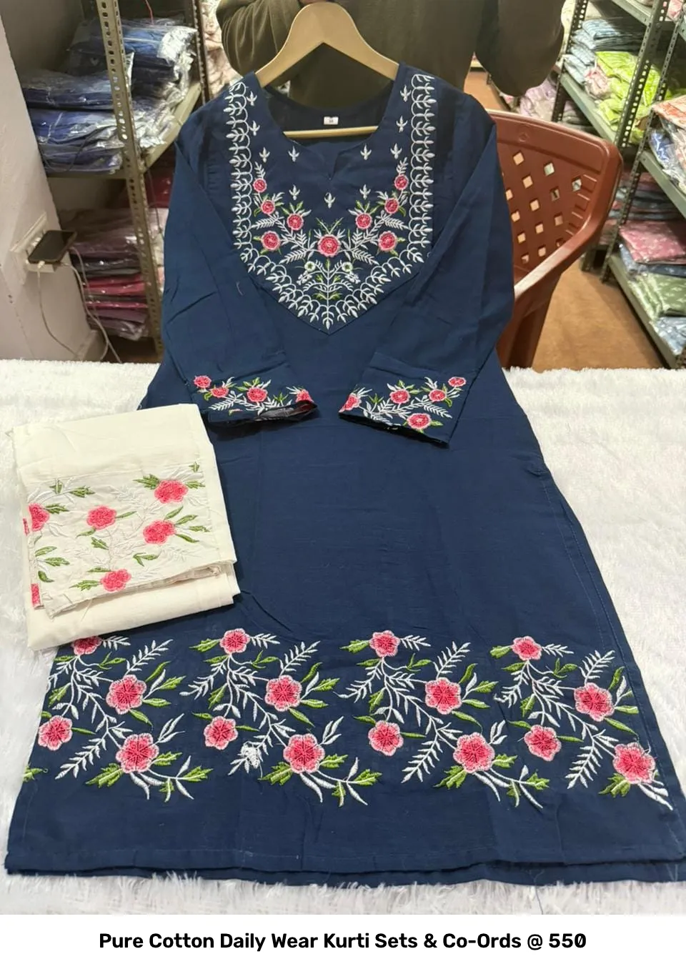 Pure Cotton Daily Wear Kurti Sets & Co-Ords @ ₹550 21