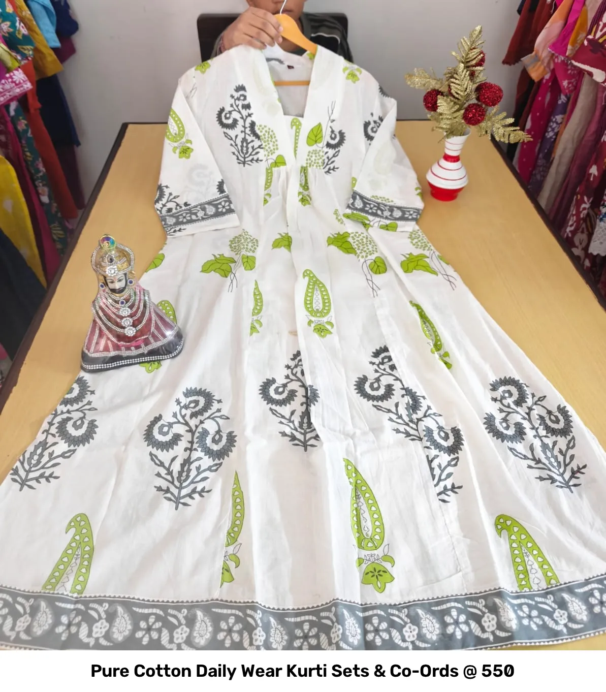 Pure Cotton Daily Wear Kurti Sets & Co-Ords @ ₹550 25