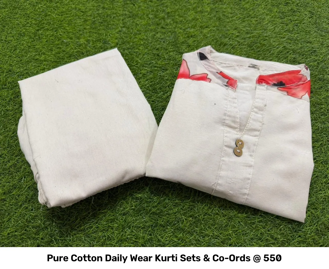 Pure Cotton Daily Wear Kurti Sets & Co-Ords @ ₹550 28