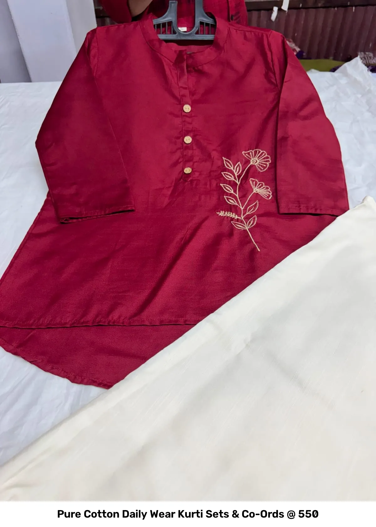 Pure Cotton Daily Wear Kurti Sets & Co-Ords @ ₹550 3