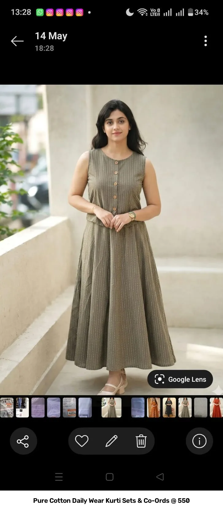 Pure Cotton Daily Wear Kurti Sets & Co-Ords @ ₹550 31
