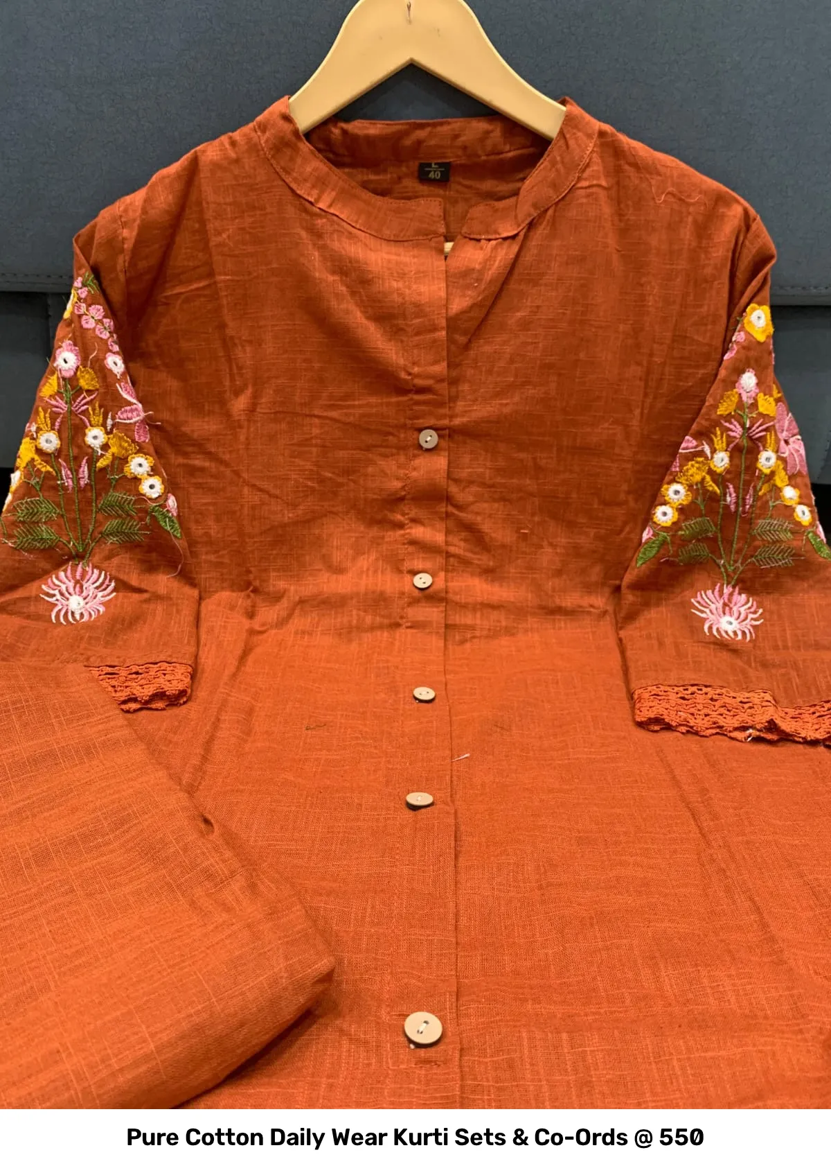 Pure Cotton Daily Wear Kurti Sets & Co-Ords @ ₹550 37