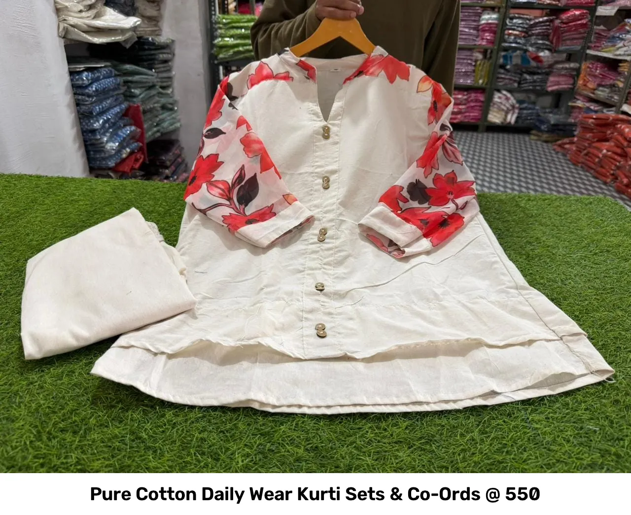 Pure Cotton Daily Wear Kurti Sets & Co-Ords @ ₹550 4